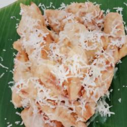 Pisang Goreng Dadakan Campur Keju Dan Susu Kental Manis (isi 8pics)