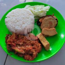 Ayam Batokok Lado Merah   Tahu   Terong