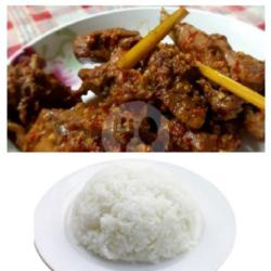 Bebek Rica   Nasi 1 Porsi