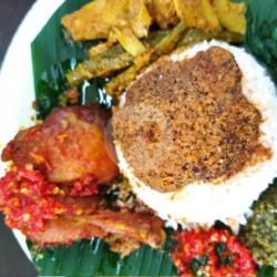 Nasi Remes Ayam Balado