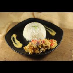 Chiken Salted Egg With Rice