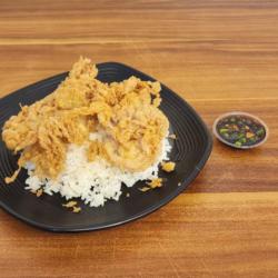 Nasi Telor Crispy