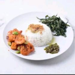 Nasi Kentang Ati Balado