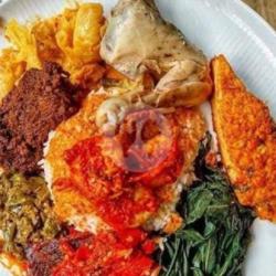 Nasi Ramas Telor Dadar   Terong Balado