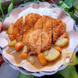 Nasi Ayam Katsu Beef Curry