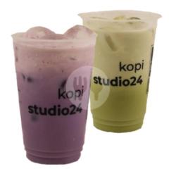 Medium Beli 1 Gratis 1(taro   Green Tea)