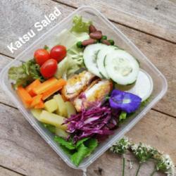 Salad Sayur 500ml Topping Chicken Japanese Mayo Wijen Sangrai