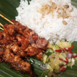 Paket Nasi Sate Ayam Rica