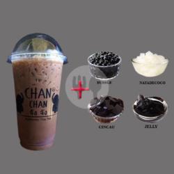 Chan Chan Coffe Susu   (bubble/cincau/natadecoco/jelly)