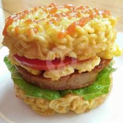 Indomie Beef Burger