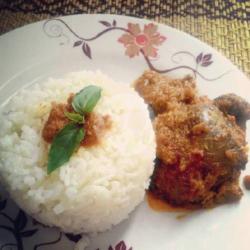 Nasi   Rendang Ati Ampela