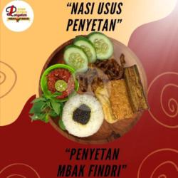 Penyetan Nasi Usus Bumbu Hitam