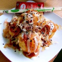 Takoyaki Sosis Keju