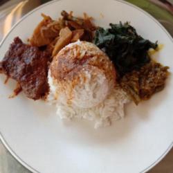 Nasi Sayur   Rendang