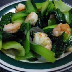 Udang Cah Sawi Ijo