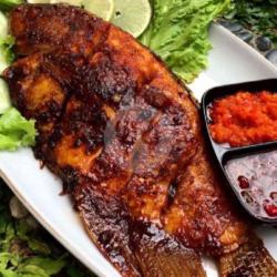 Gurameh Bakar Madu Jumbo   Nasi 4 Orang