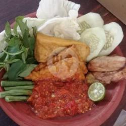 Nasi Penyet Tahu Tempe