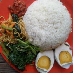 Nasi Sayur Telur Asin