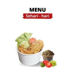 Ayam Geprek Saus Mushroom