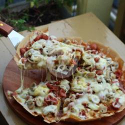 Meat & Mushroom Pizza