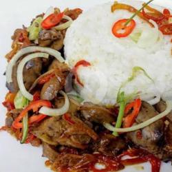 Nasi Oseng Hati Ampela