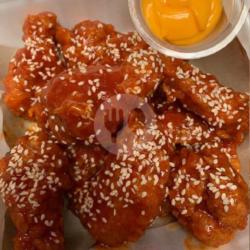 Rice Bowl Korean Chicken Wings Cheese