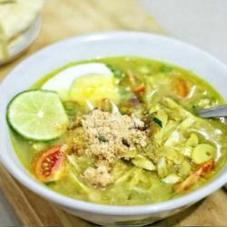 Nasi Soto Pisah (ayam, Telur, Atiampela