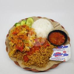 Ayam   Mie Geprek