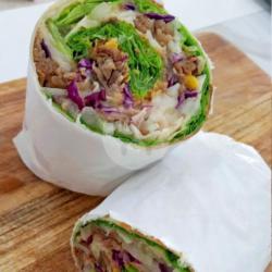 Chinesse Blackpaper Chicken Salad  Wrap