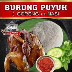 Puyuh Goreng   Nasi