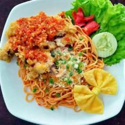 Mie Geprek Pedas