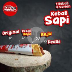 Kebab Kari Sapi Keju Pedas