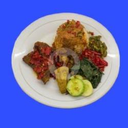 Nasi Padang Dendeng Bertokok Ko