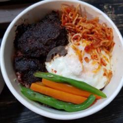 Rendang Rice Bowl Komplit