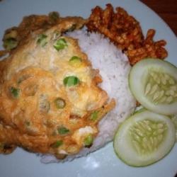 Nasi Telur Dadar Tempe Orek