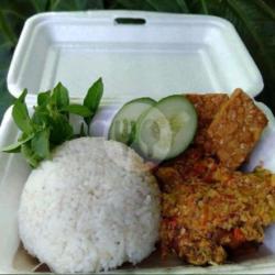 Ayam Gepuk   Nasi