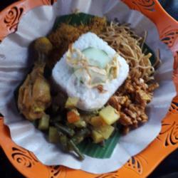 Nasi Campur Ayam (goreng, Bumbu Bali,)