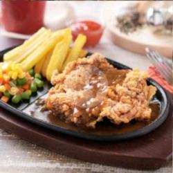 Steak Ayam Crispy