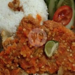 Paket Nasi   Ayam Geprek Level