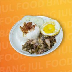 Nasi Cumi Cabe Ijo Plus Telor