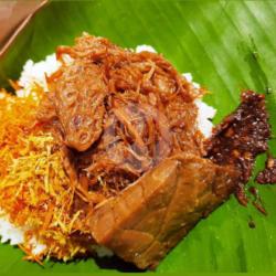 Nasi Krawu Campur (daging Dan Jeroan)