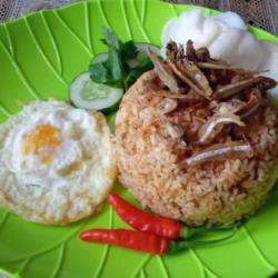 Nasi Goreng Teri Bumbu Seblak Spesial (level 1/2/3)