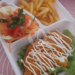 Teriyaki Chicken Katsu ( Salad   Kentang )