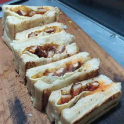 Roti Bakar Sosis Telur Abon 1l