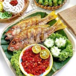 Ikan Ekor Kuning Goreng Size S