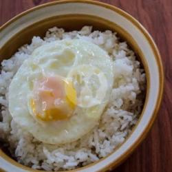 Nasi Putih   Telor Ceplok/dadar (tulis)