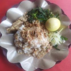 Bubur Tumpang Lethok   Telur Bulat/telur Dadar