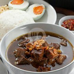 Nasi Rawon   Telor Asin