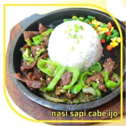 Nasi Sapi Cabe Ijo