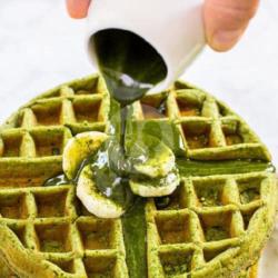 Waffle Matcha Keju